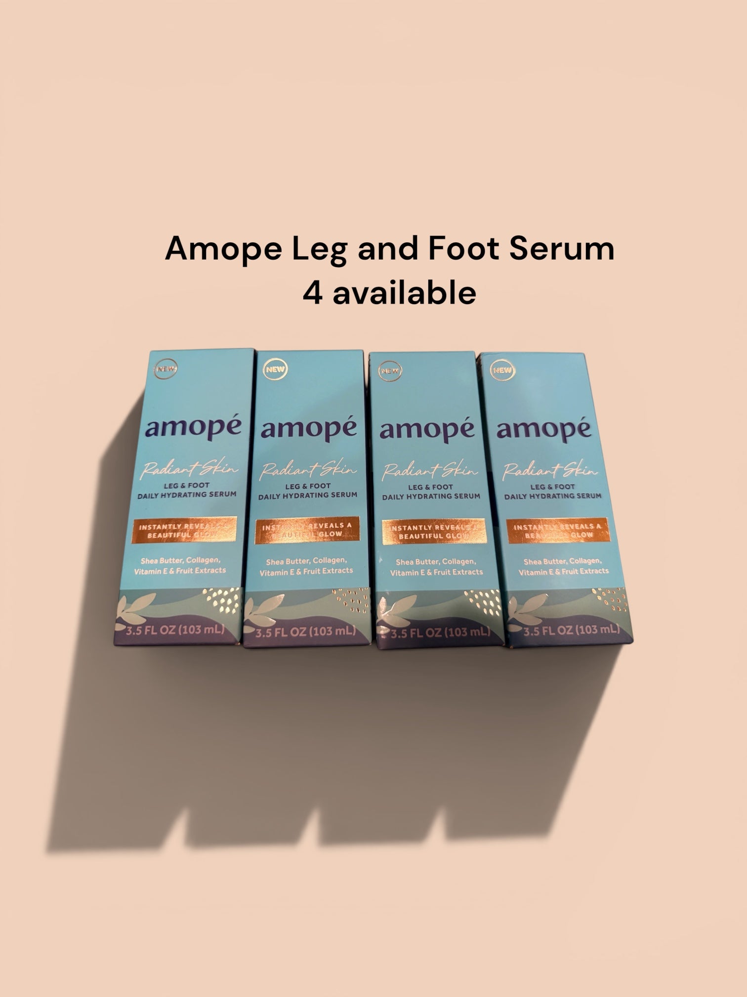 Amope Leg and Foot Serum - Set of 4 Bottles