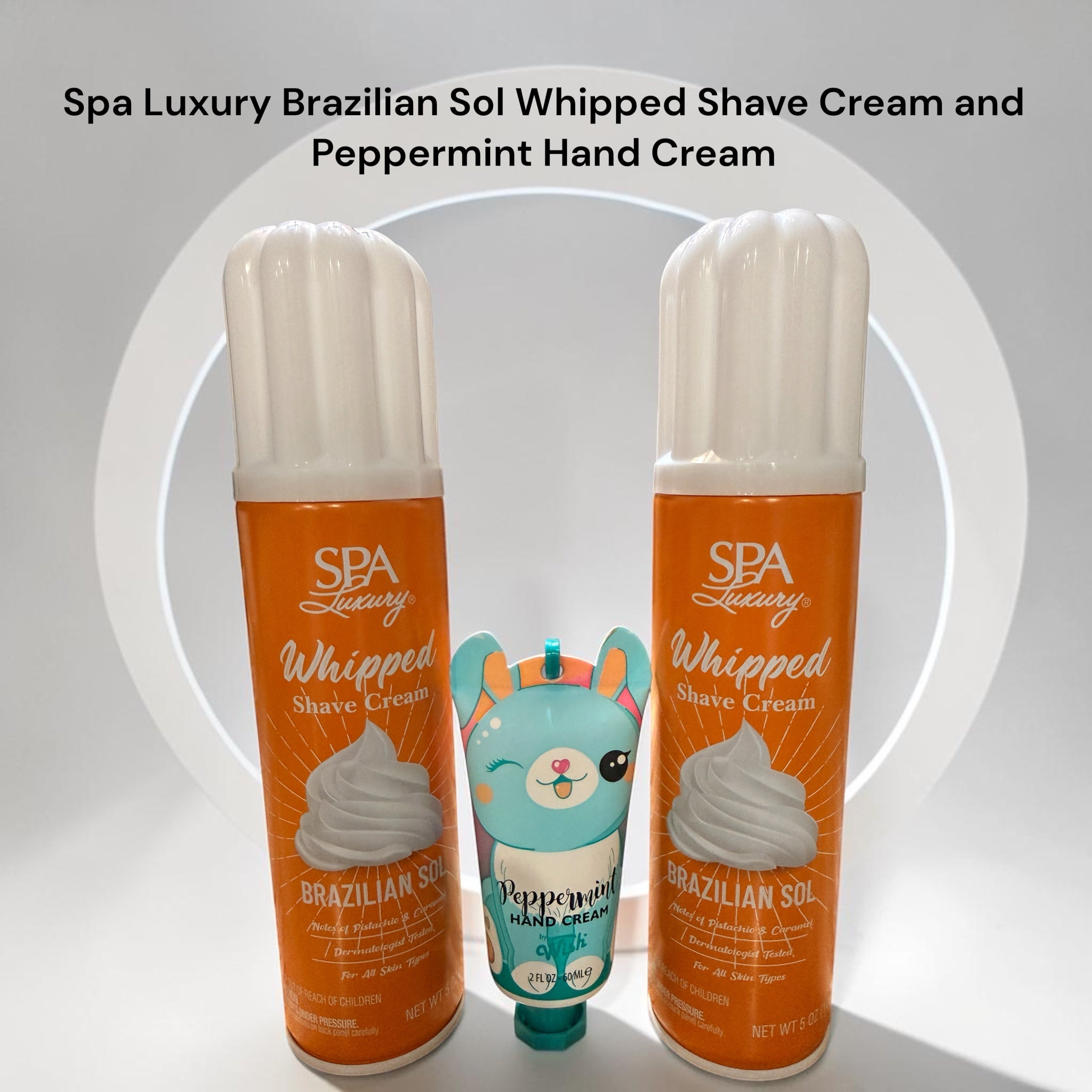 Brazilion Sol Whipped Shave Cream and Peppermint Hand Cream