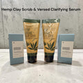 Hemp Clay Scrub and Versed Clarifying Serum