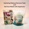 Hydrating Makeup Remover Pads and Gel Face Masks wit Applicator