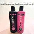 Rusk Shampoo and Conditioner with Argan Oil