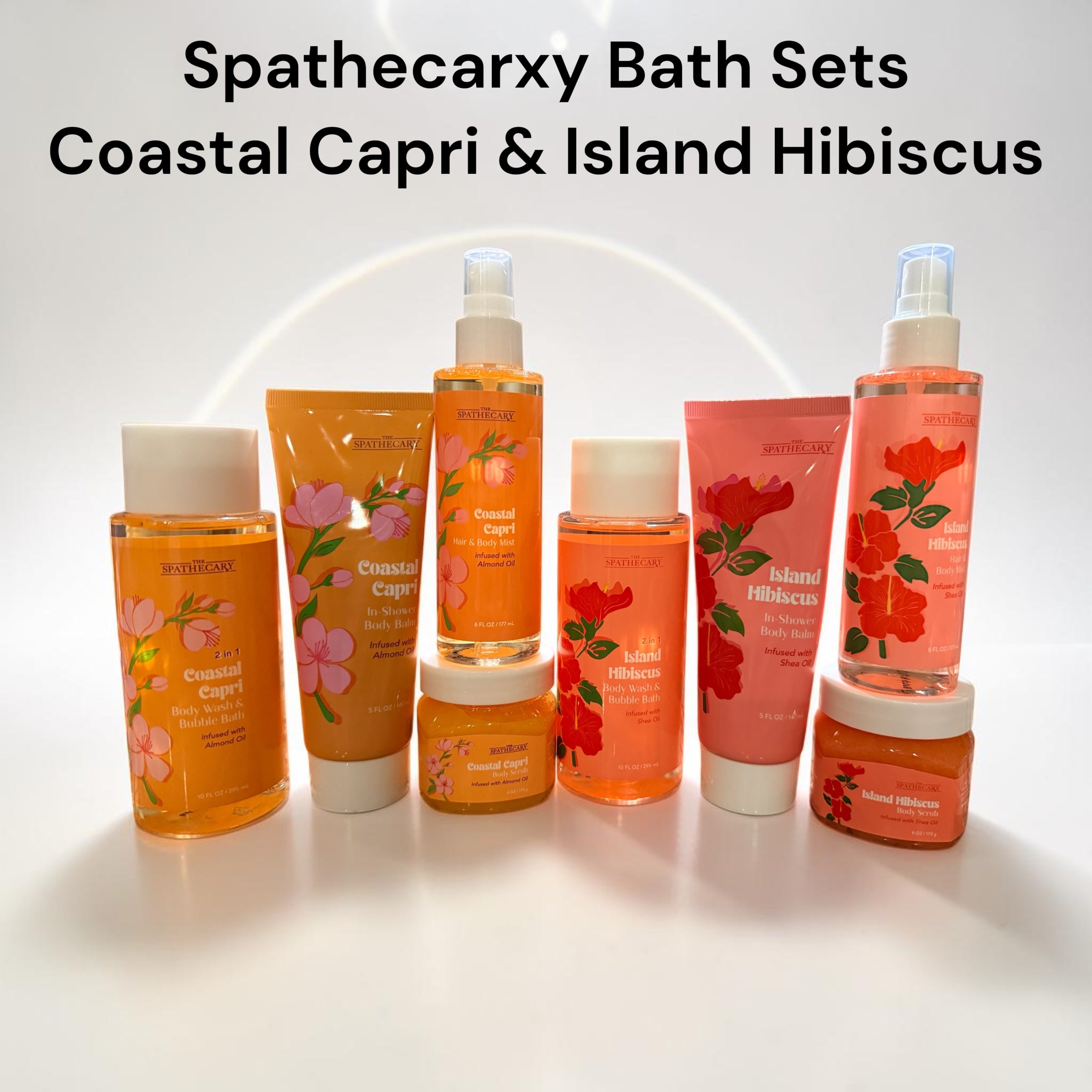 SpathecaRxy Bath Set - Coastal Capri and Island Hibiscus