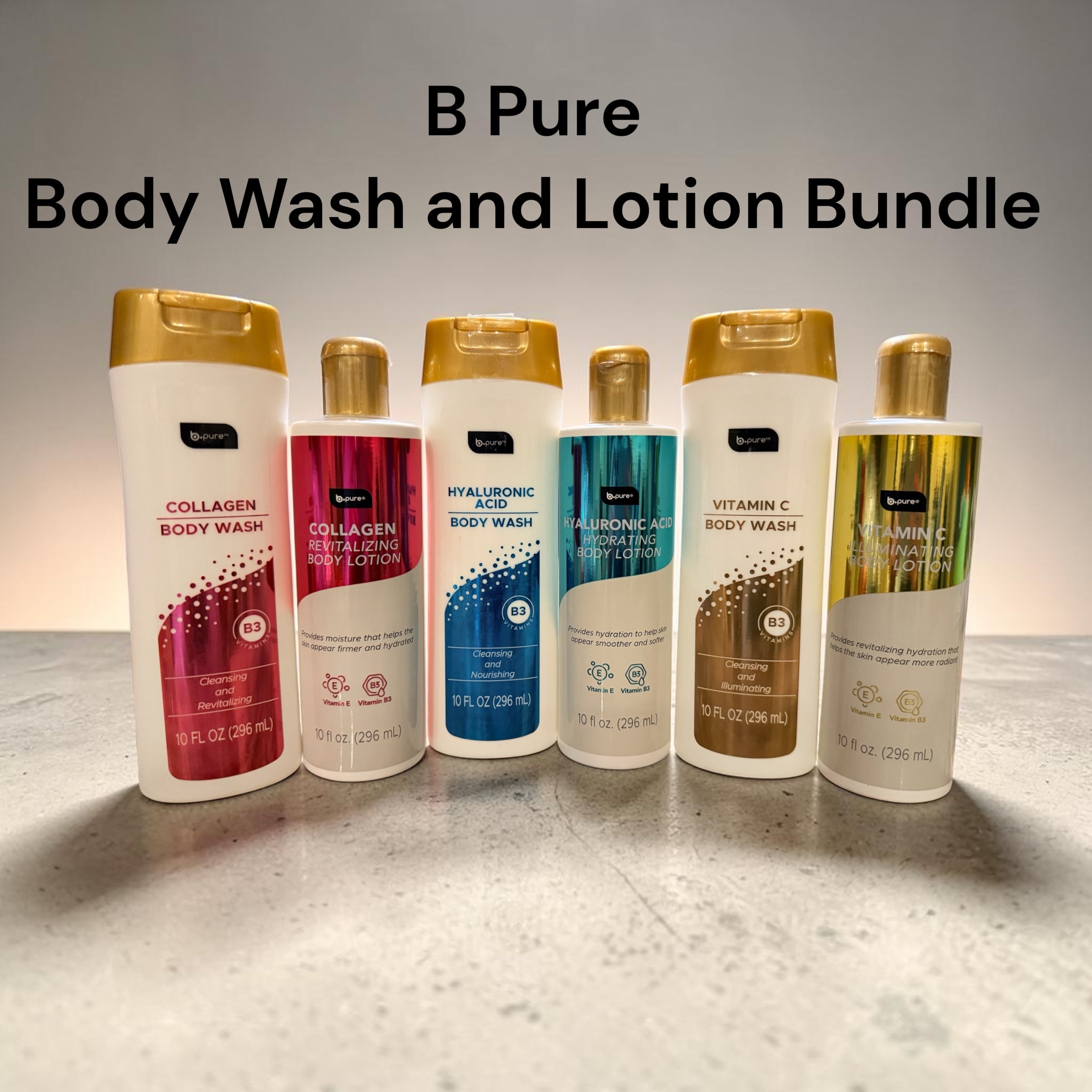 Bpure Body Wash and Lotion Bundle