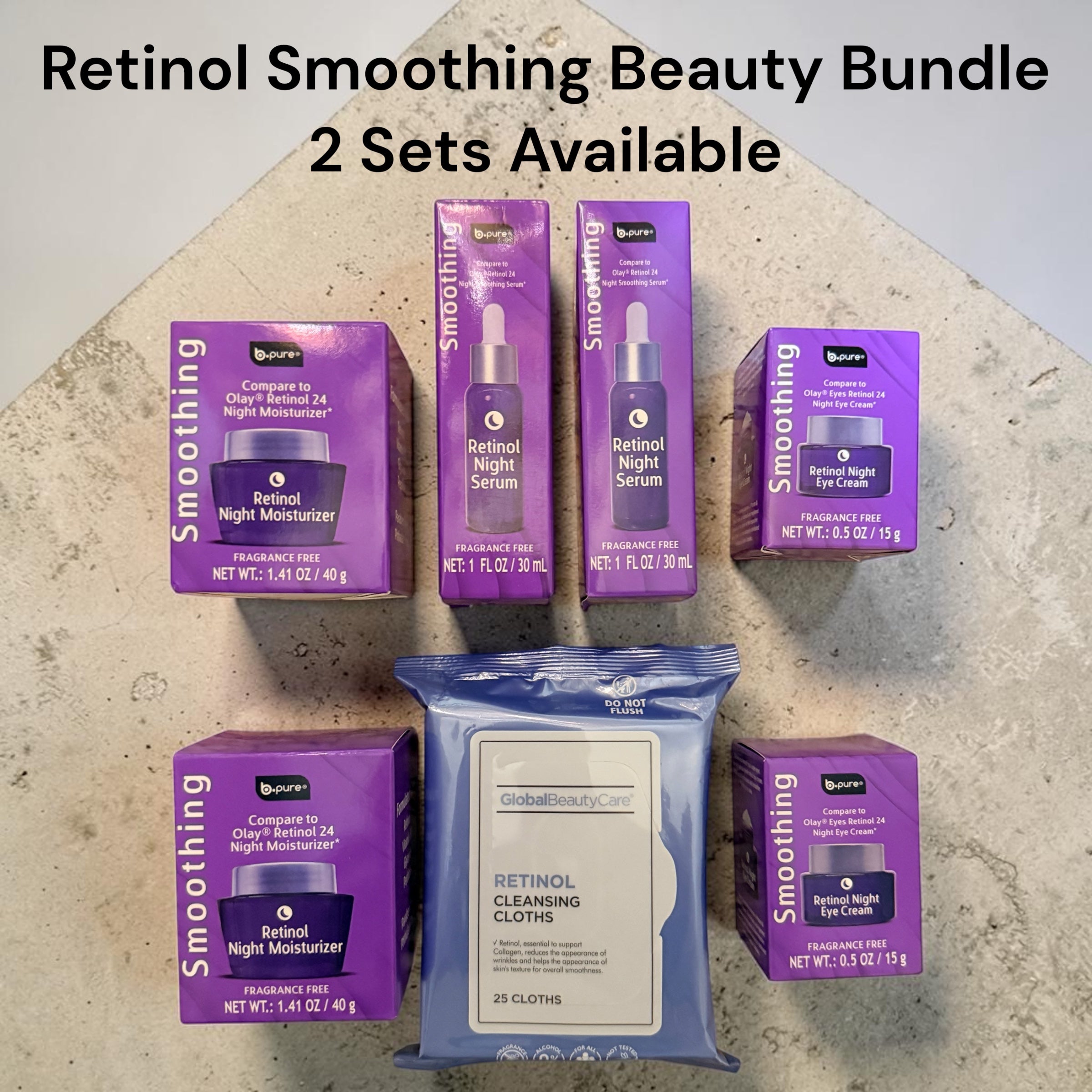 Bpure Retinol Night Facial Cleansing Set